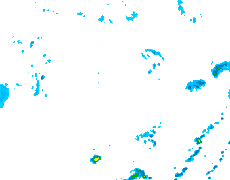 GDPS precipitation 120 hour forecast chart for Canada based on 2026/06/20 1200Z data