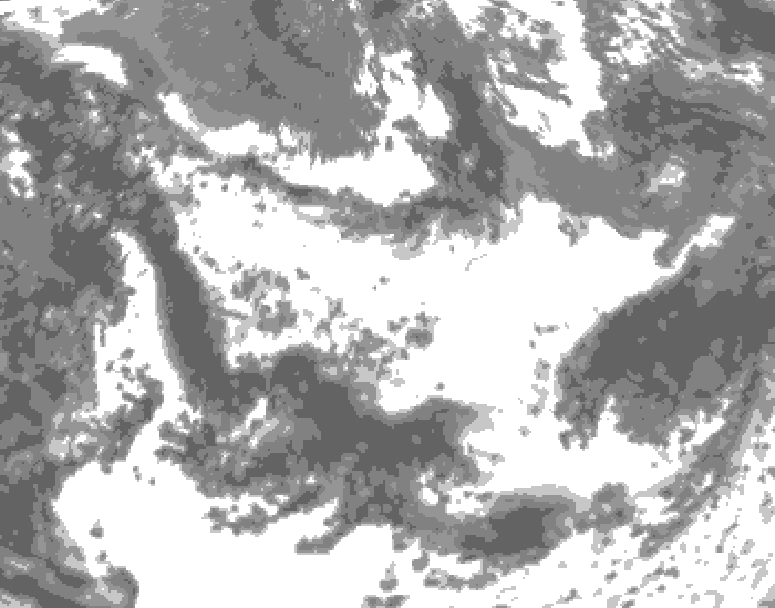 GDPS total cloud 192 hour forecast chart for Canada based on 2026/06/20 1200Z data