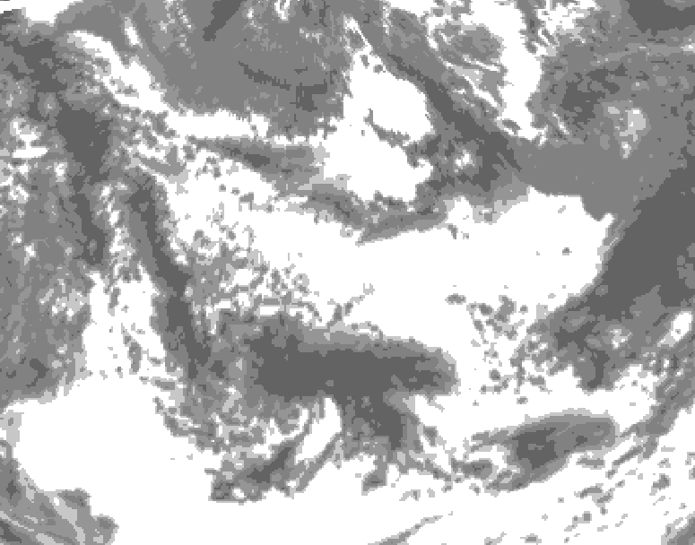 GDPS total cloud 204 hour forecast chart for Canada based on 2026/06/20 1200Z data