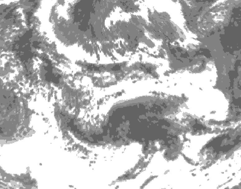 GDPS total cloud 228 hour forecast chart for Canada based on 2026/06/20 1200Z data