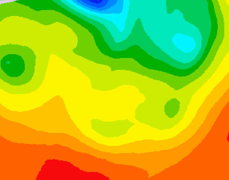 GDPS 500 millibar geopotential height 078 hour forecast chart for Canada based on 2026/06/21 0000Z data