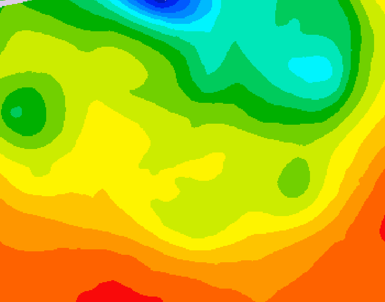 GDPS 500 millibar geopotential height 084 hour forecast chart for Canada based on 2026/06/21 0000Z data