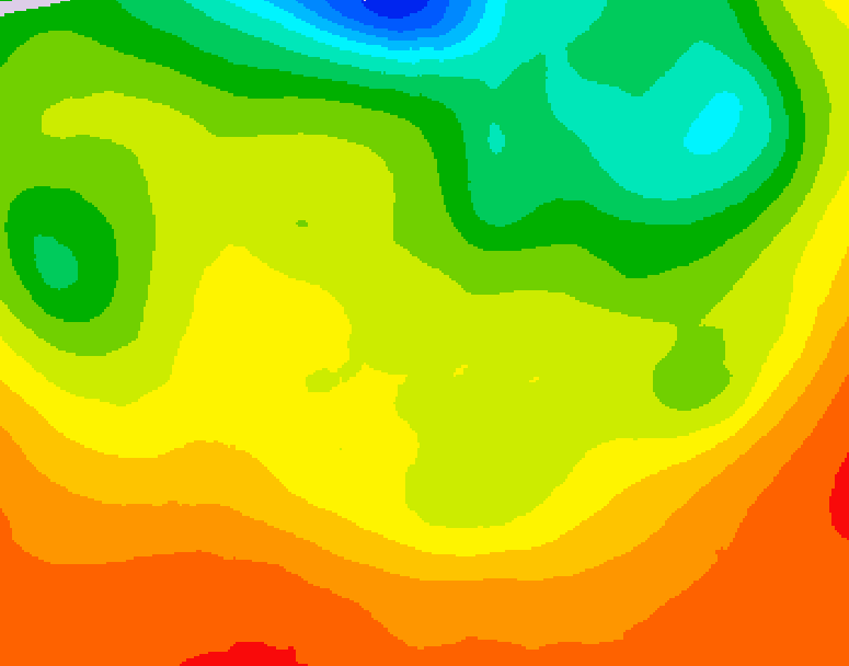 GDPS 500 millibar geopotential height 096 hour forecast chart for Canada based on 2026/06/21 0000Z data