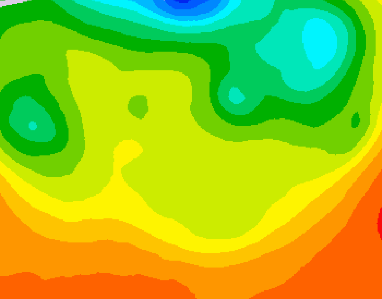 GDPS 500 millibar geopotential height 108 hour forecast chart for Canada based on 2026/06/21 0000Z data
