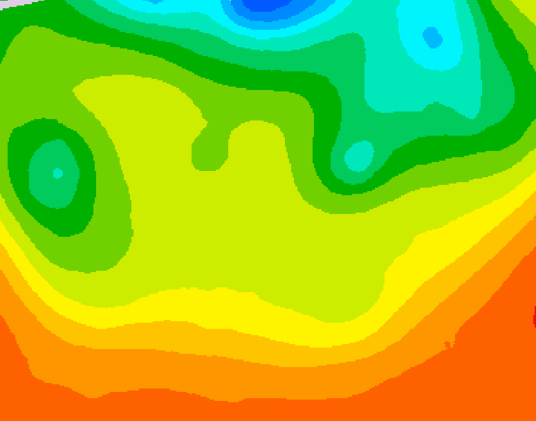 GDPS 500 millibar geopotential height 126 hour forecast chart for Canada based on 2026/06/21 0000Z data