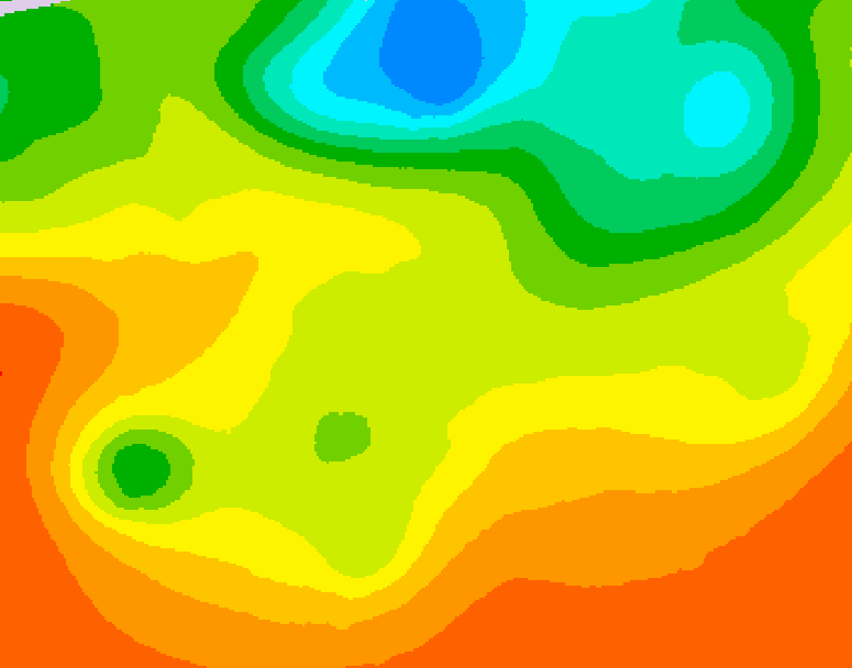 GDPS 500 millibar geopotential height 192 hour forecast chart for Canada based on 2026/06/21 0000Z data