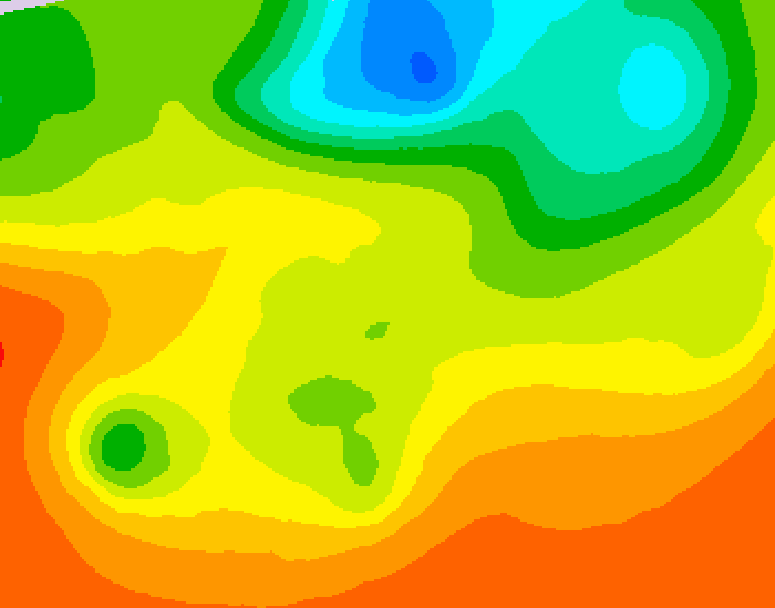 GDPS 500 millibar geopotential height 198 hour forecast chart for Canada based on 2026/06/21 0000Z data
