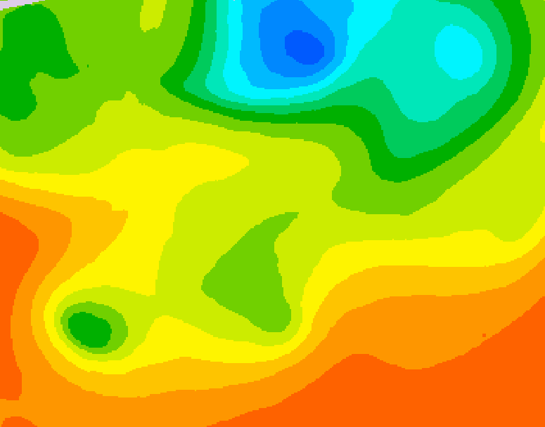 GDPS 500 millibar geopotential height 204 hour forecast chart for Canada based on 2026/06/21 0000Z data