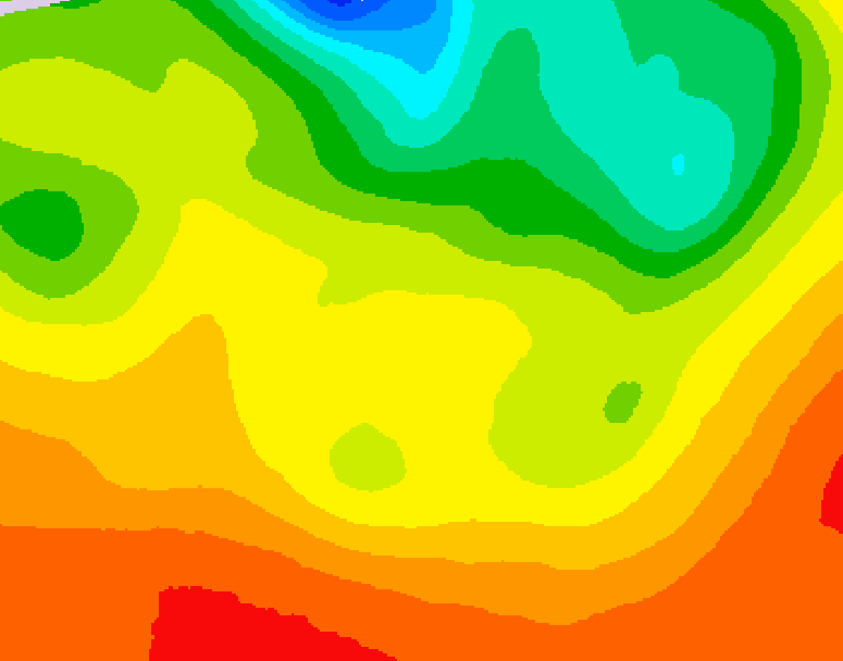 GDPS 500 millibar geopotential height 060 hour forecast chart for Canada based on 2026/06/21 1200Z data