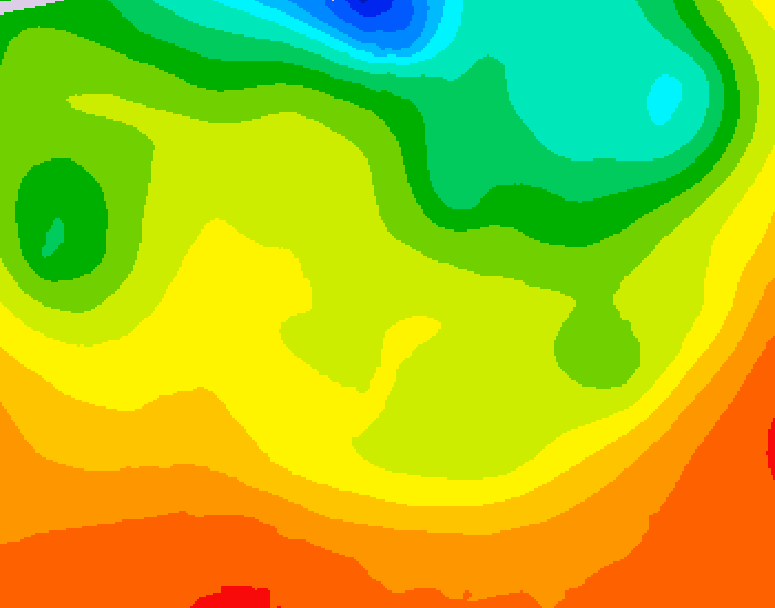 GDPS 500 millibar geopotential height 084 hour forecast chart for Canada based on 2026/06/21 1200Z data