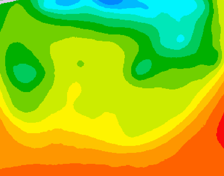 GDPS 500 millibar geopotential height 108 hour forecast chart for Canada based on 2026/06/21 1200Z data