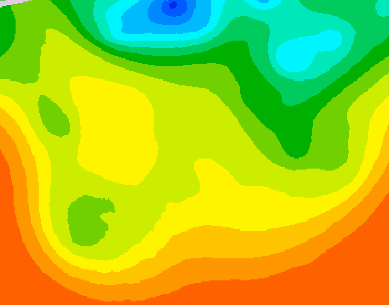 GDPS 500 millibar geopotential height 156 hour forecast chart for Canada based on 2026/06/21 1200Z data