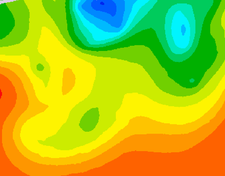 GDPS 500 millibar geopotential height 180 hour forecast chart for Canada based on 2026/06/21 1200Z data