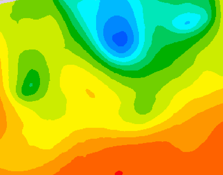 GDPS 500 millibar geopotential height 228 hour forecast chart for Canada based on 2026/06/21 1200Z data
