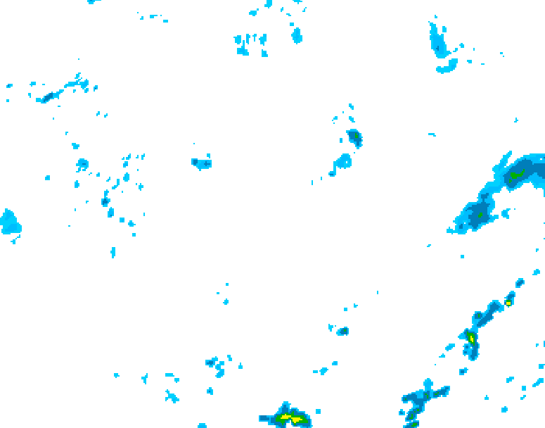GDPS precipitation 102 hour forecast chart for Canada based on 2026/06/21 0000Z data