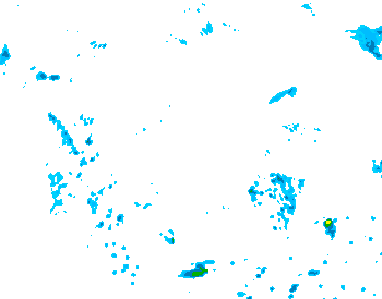 GDPS precipitation 138 hour forecast chart for Canada based on 2026/06/21 0000Z data