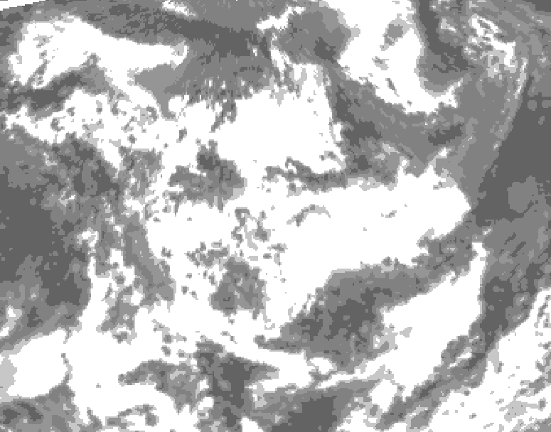 GDPS total cloud 108 hour forecast chart for Canada based on 2026/06/21 0000Z data