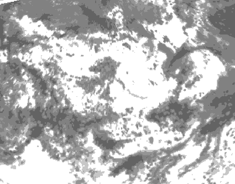 GDPS total cloud 144 hour forecast chart for Canada based on 2026/06/21 0000Z data