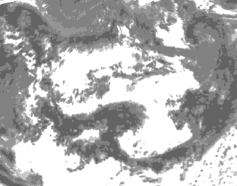 GDPS total cloud 180 hour forecast chart for Canada based on 2026/06/21 0000Z data
