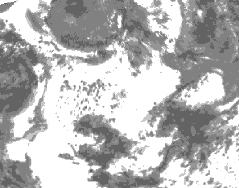 GDPS total cloud 048 hour forecast chart for Canada based on 2026/06/21 1200Z data