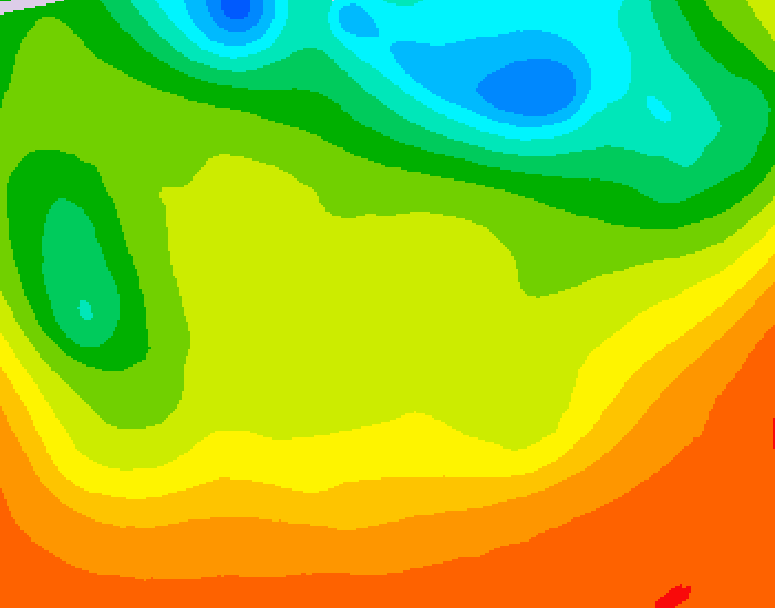 GDPS 500 millibar geopotential height 108 hour forecast chart for Canada based on 2026/06/22 0000Z data