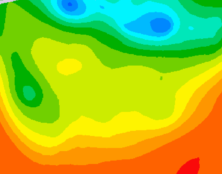 GDPS 500 millibar geopotential height 120 hour forecast chart for Canada based on 2026/06/22 0000Z data