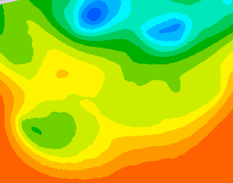 GDPS 500 millibar geopotential height 144 hour forecast chart for Canada based on 2026/06/22 0000Z data