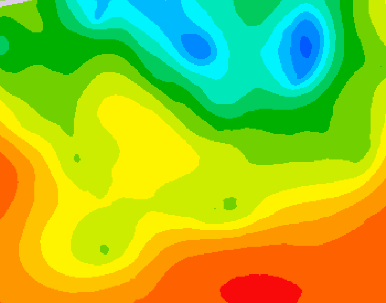 GDPS 500 millibar geopotential height 180 hour forecast chart for Canada based on 2026/06/22 0000Z data