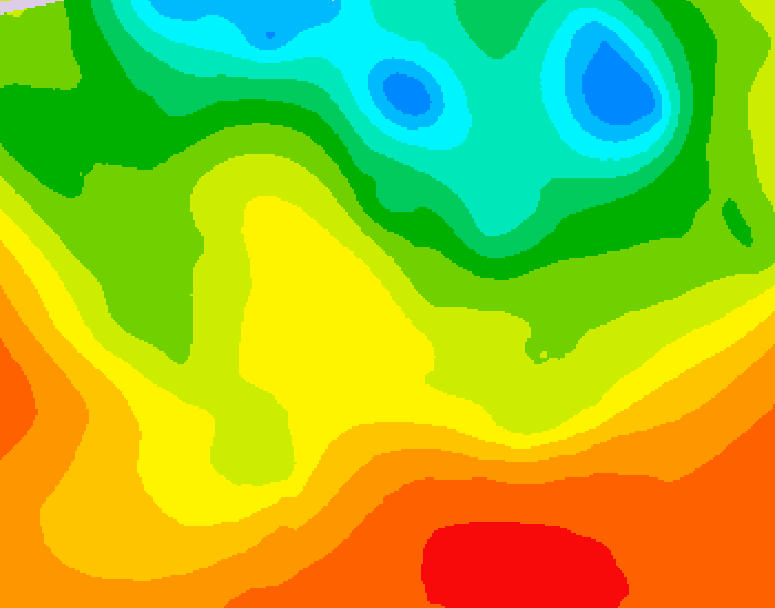 GDPS 500 millibar geopotential height 192 hour forecast chart for Canada based on 2026/06/22 0000Z data