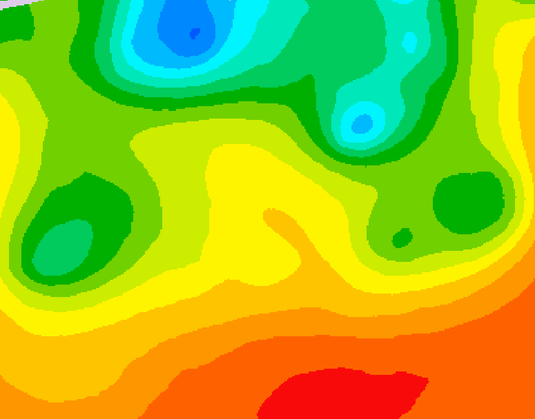 GDPS 500 millibar geopotential height 240 hour forecast chart for Canada based on 2026/06/22 0000Z data
