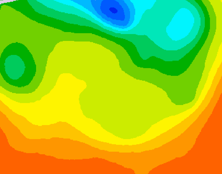 GDPS 500 millibar geopotential height 066 hour forecast chart for Canada based on 2026/06/22 1200Z data