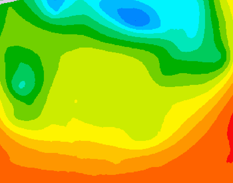 GDPS 500 millibar geopotential height 084 hour forecast chart for Canada based on 2026/06/22 1200Z data