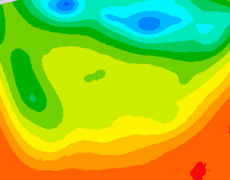 GDPS 500 millibar geopotential height 108 hour forecast chart for Canada based on 2026/06/22 1200Z data