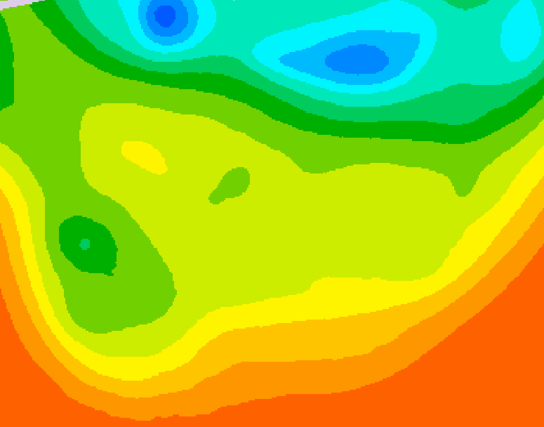 GDPS 500 millibar geopotential height 120 hour forecast chart for Canada based on 2026/06/22 1200Z data