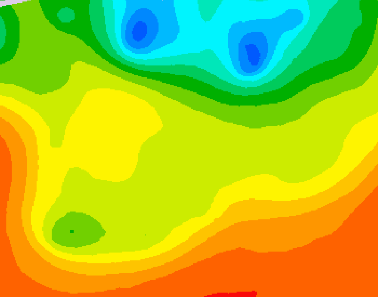 GDPS 500 millibar geopotential height 150 hour forecast chart for Canada based on 2026/06/22 1200Z data