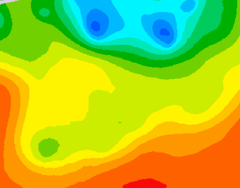 GDPS 500 millibar geopotential height 156 hour forecast chart for Canada based on 2026/06/22 1200Z data