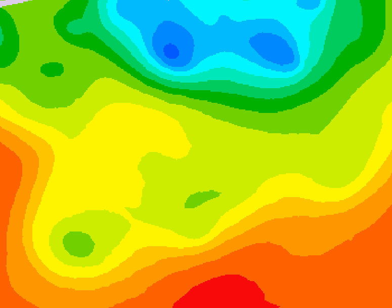 GDPS 500 millibar geopotential height 162 hour forecast chart for Canada based on 2026/06/22 1200Z data
