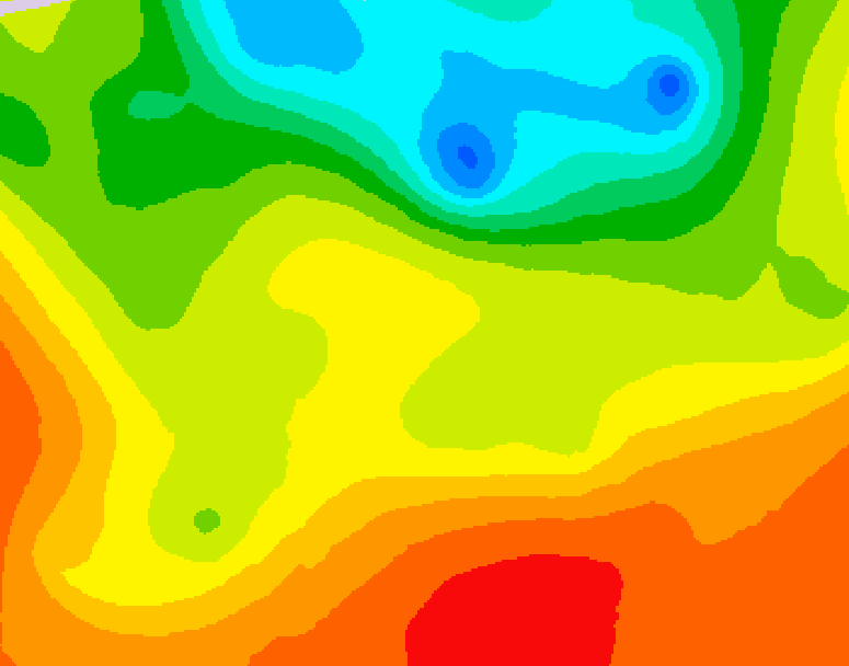 GDPS 500 millibar geopotential height 180 hour forecast chart for Canada based on 2026/06/22 1200Z data