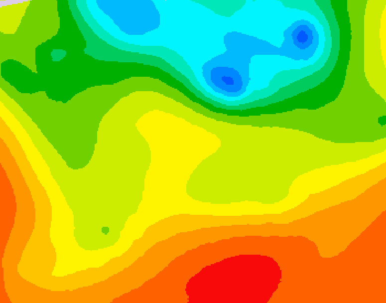 GDPS 500 millibar geopotential height 186 hour forecast chart for Canada based on 2026/06/22 1200Z data