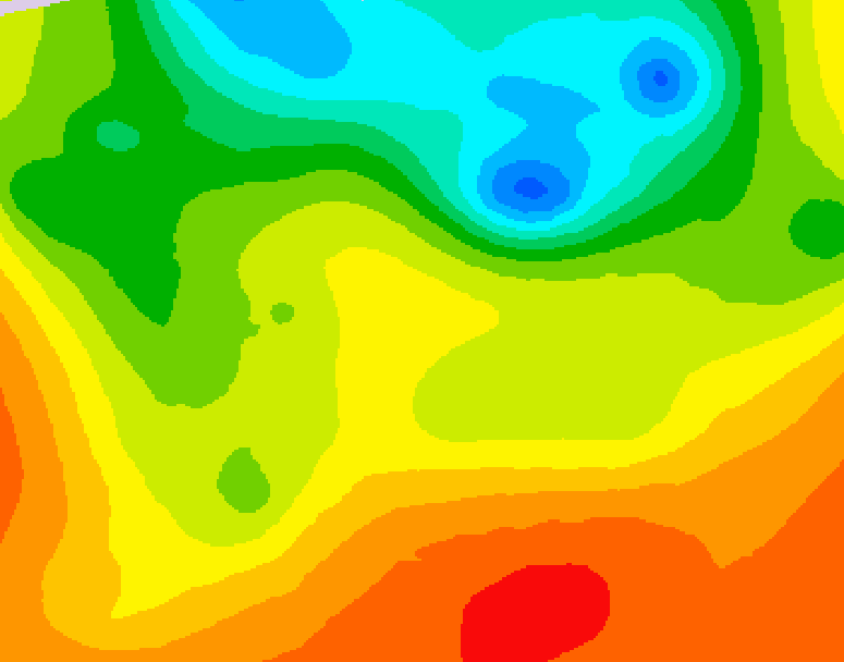GDPS 500 millibar geopotential height 192 hour forecast chart for Canada based on 2026/06/22 1200Z data