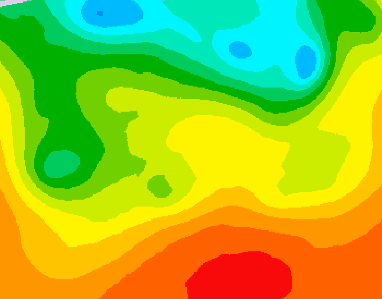 GDPS 500 millibar geopotential height 222 hour forecast chart for Canada based on 2026/06/22 1200Z data