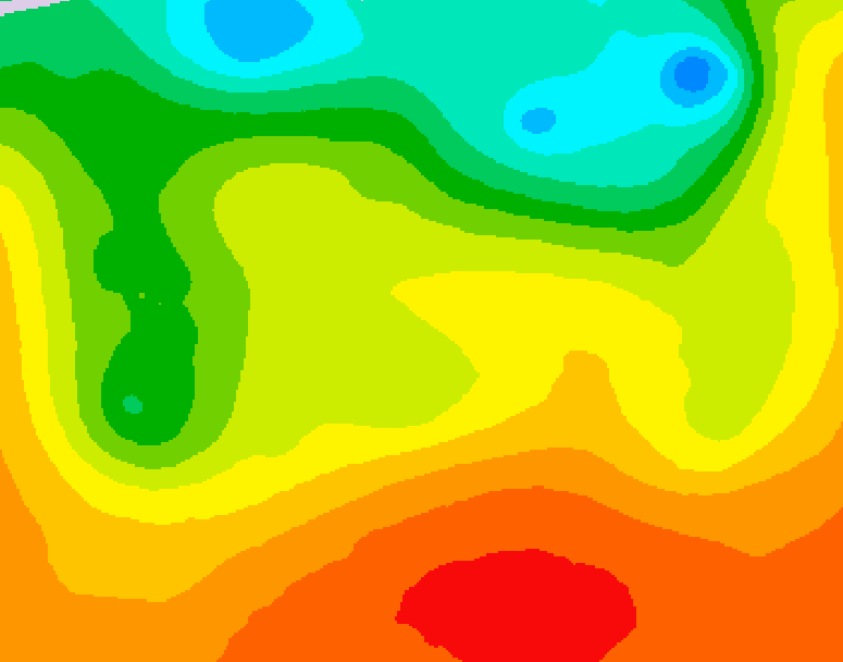 GDPS 500 millibar geopotential height 234 hour forecast chart for Canada based on 2026/06/22 1200Z data