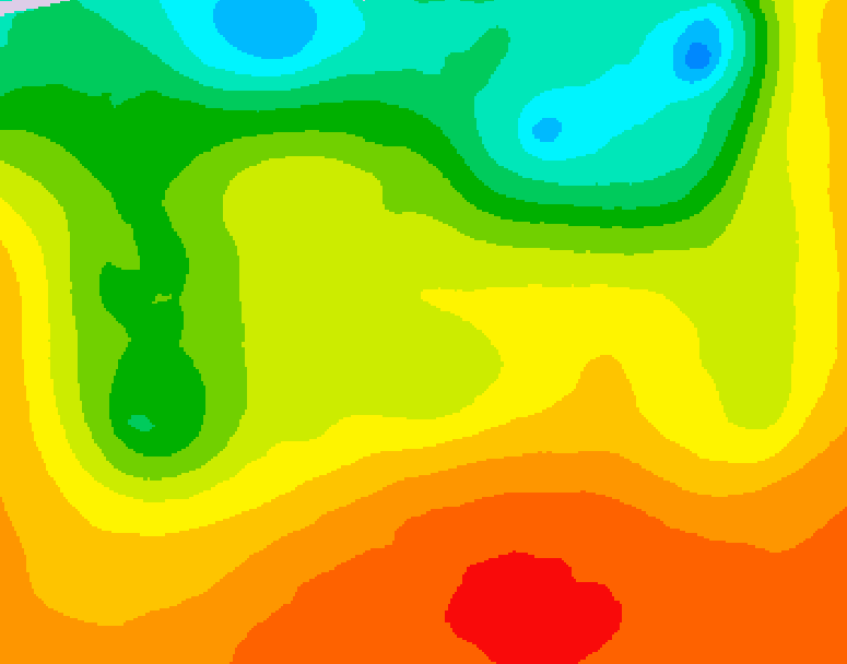 GDPS 500 millibar geopotential height 240 hour forecast chart for Canada based on 2026/06/22 1200Z data
