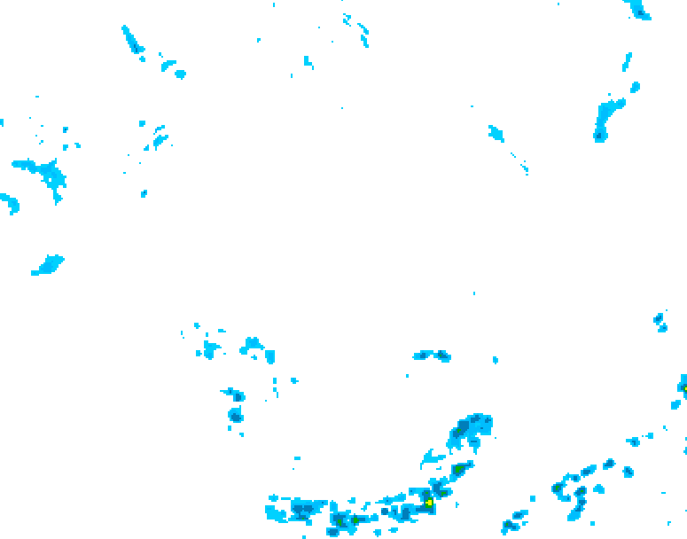 GDPS precipitation 012 hour forecast chart for Canada based on 2026/06/22 0000Z data