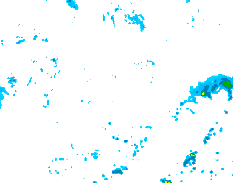 GDPS precipitation 072 hour forecast chart for Canada based on 2026/06/22 0000Z data