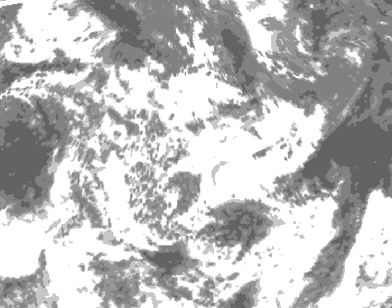 GDPS total cloud 060 hour forecast chart for Canada based on 2026/06/22 1200Z data