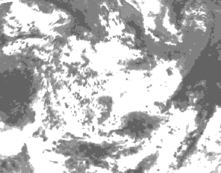 GDPS total cloud 066 hour forecast chart for Canada based on 2026/06/22 1200Z data