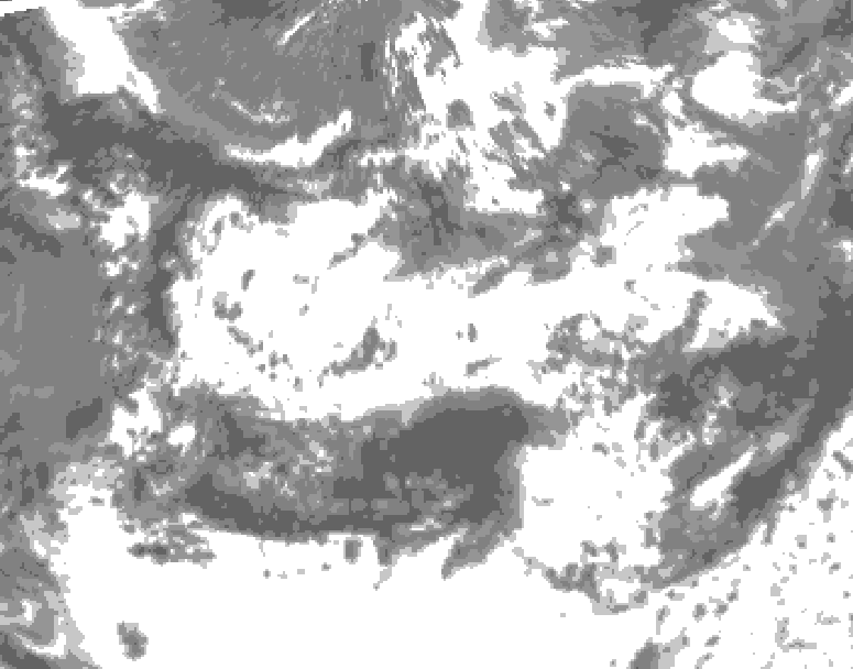 GDPS total cloud 150 hour forecast chart for Canada based on 2026/06/22 1200Z data