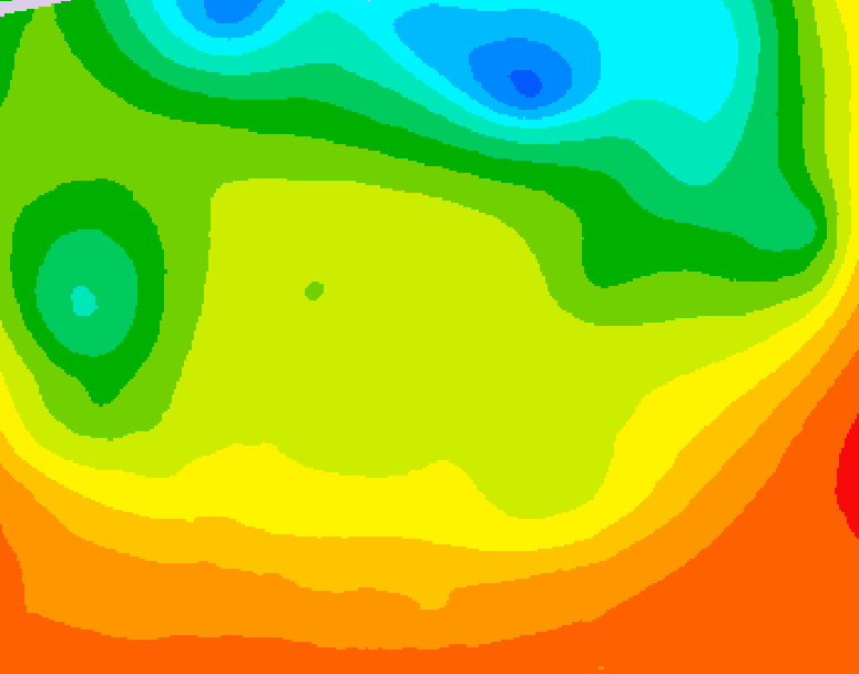 GDPS 500 millibar geopotential height 072 hour forecast chart for Canada based on 2026/06/23 0000Z data