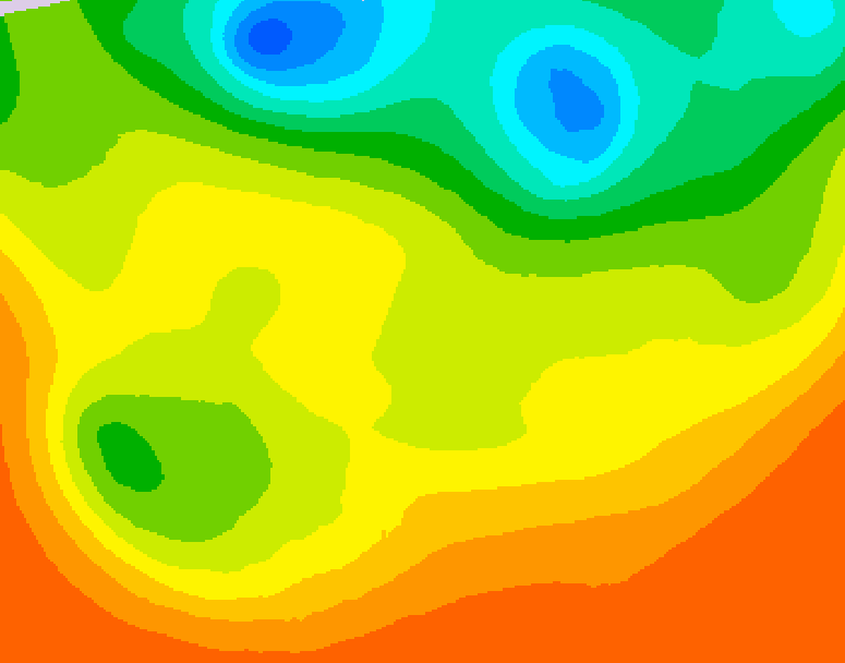 GDPS 500 millibar geopotential height 120 hour forecast chart for Canada based on 2026/06/23 0000Z data